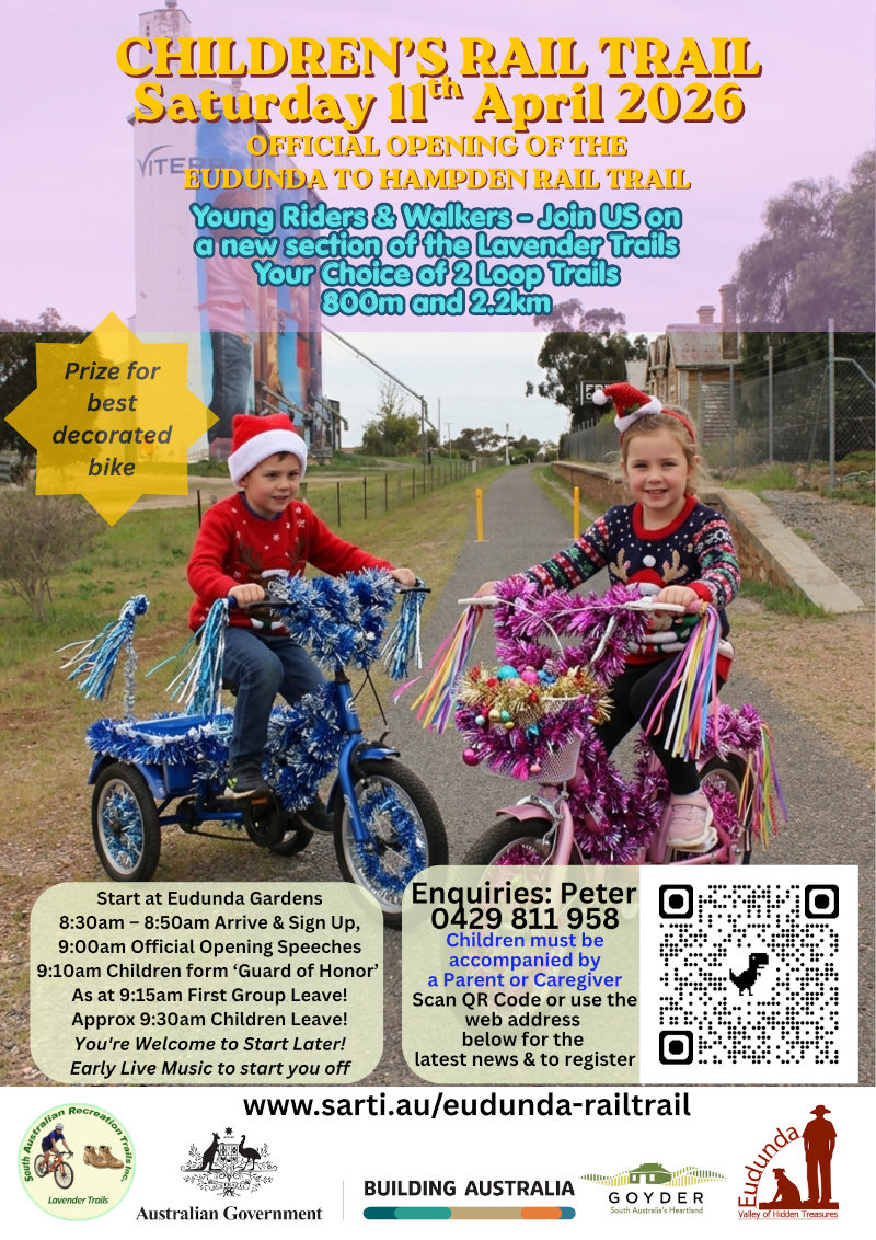 Kids Eudunda Rail Trail - 11th April 2026
