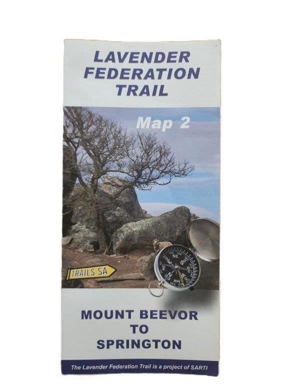 Map 2 Mount Beevor to Springton