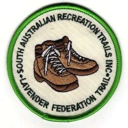 Lavender Federation Trail - Cloth Badge 75mm